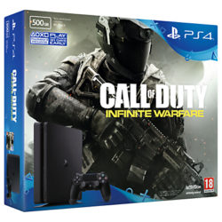 New Sony PlayStation 4 Slim 500GB Console with Call of Duty: Infinite Warfare Game